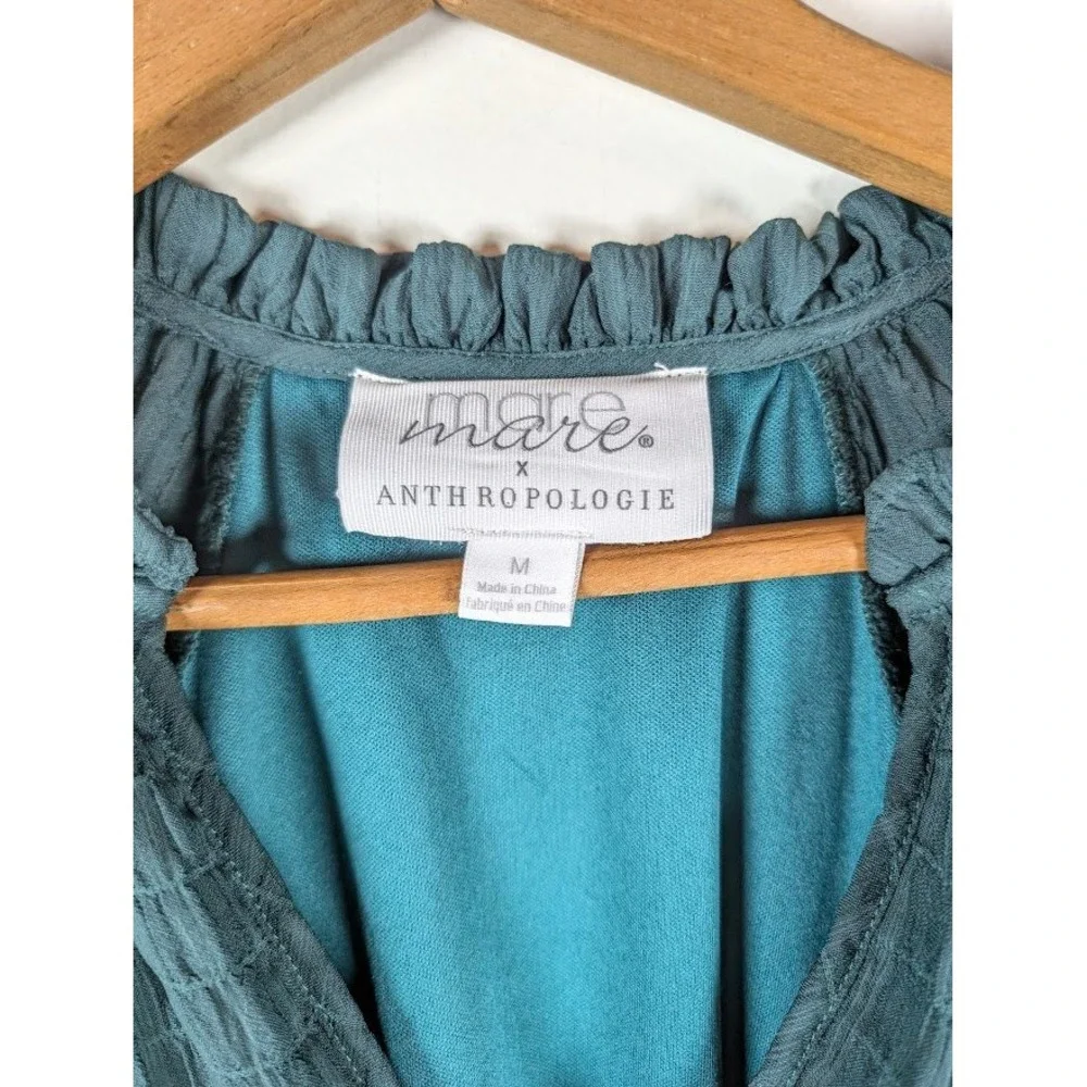 Mare Mare x Anthropologie Tiered Babydoll Mini Dress Size Anne Flowy Lightweight
